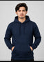 navy blue plain hoodies cotton fleece