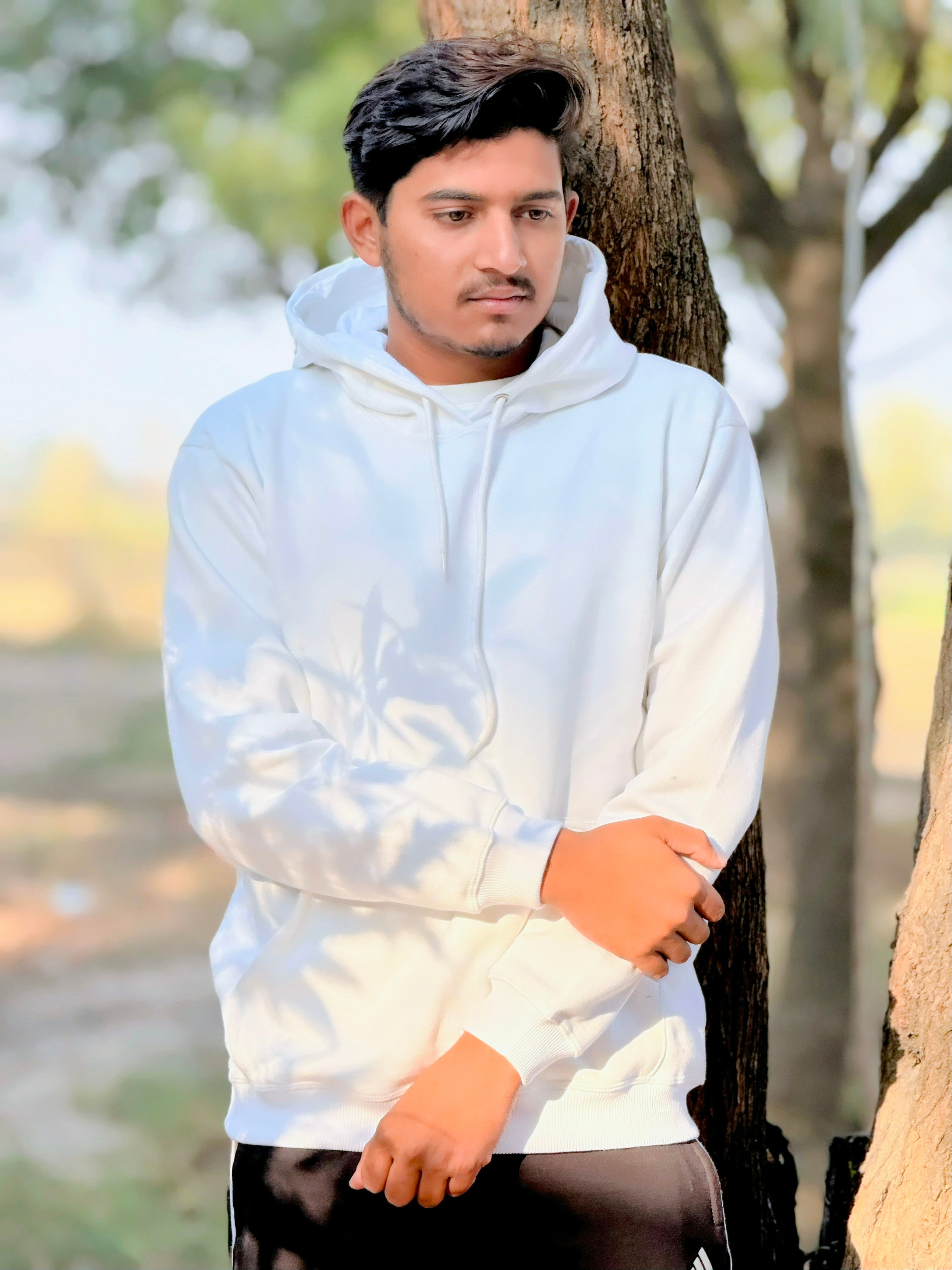 White Imported Hoodie