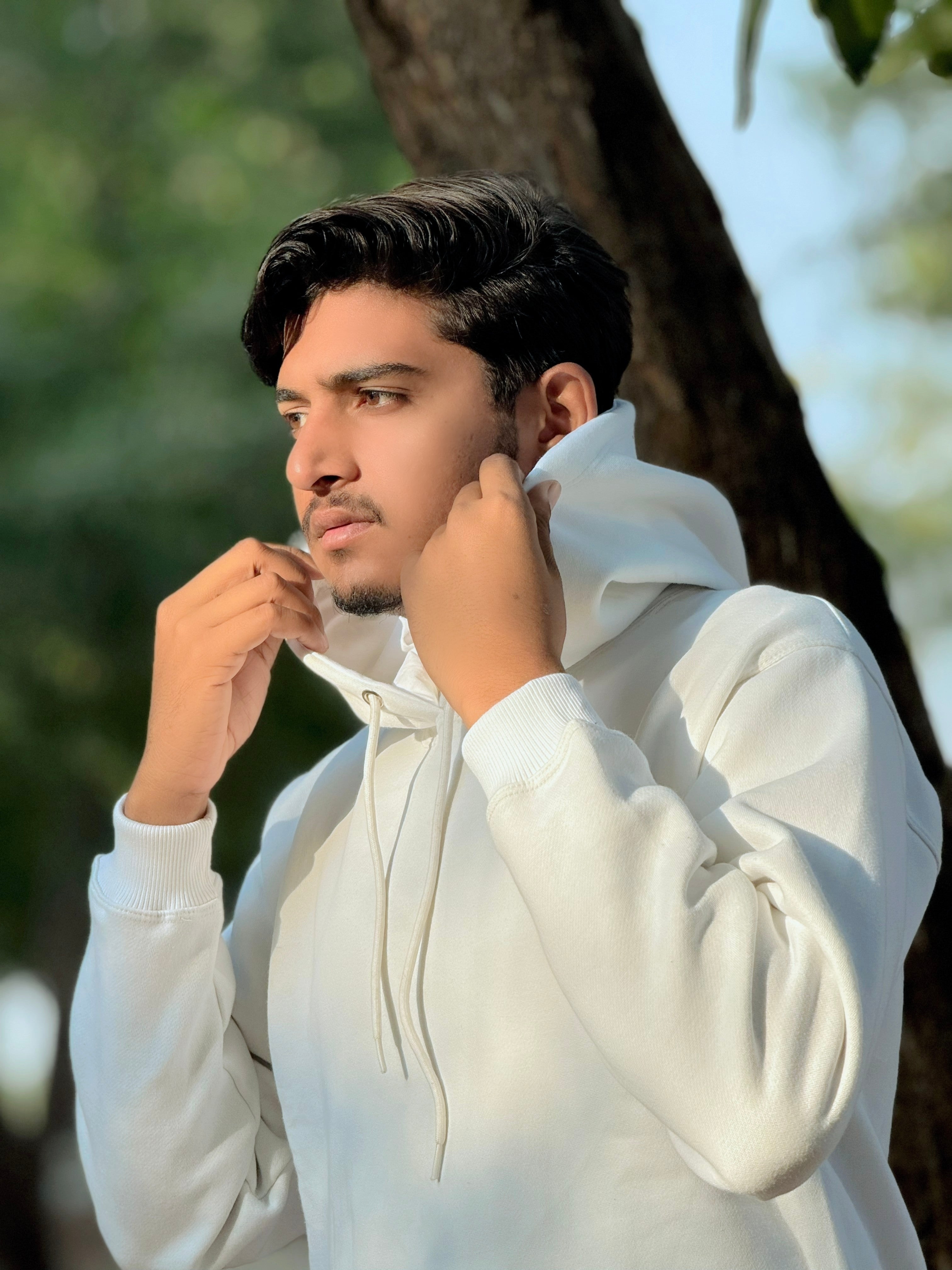 White Imported Hoodie